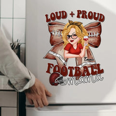 Loud Proud Football Mama - Personalized Football De (2)