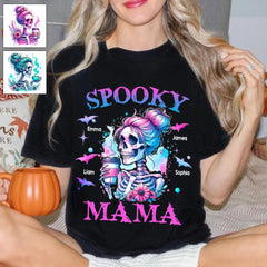 Spooky Mama - Personalized Mother T-shirt And Hoodie