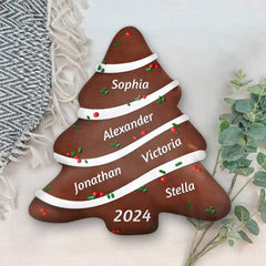 Soft Christmas Tree Cake - Personalized Custom Shaped Pillow