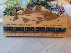 Personalized Fishing Rod Rack and Holder